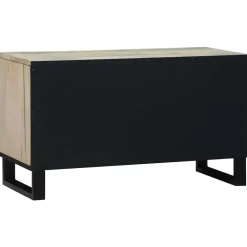 vidaXL Unidades de TV con cajón 80 x 33 x 46 cm Madera contrachapada White Sale