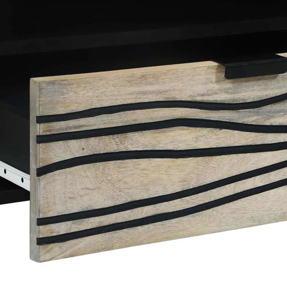 vidaXL Unidades de TV con cajón 80 x 33 x 46 cm Madera contrachapada White Sale