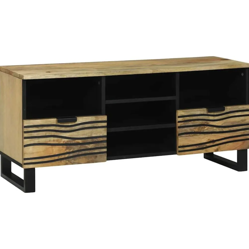 vidaXL Muebles Tv-Unidades de TV Marrón 100 x 33 x 46 cm Madera contrachapada