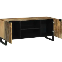 vidaXL Unidades de TV Marrón 105 x 33 x 46 cm Madera contrachapada Natural Online