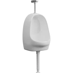 vidaXL Urinario de pared con válvula de descarga cerámica Blanco Outlet
