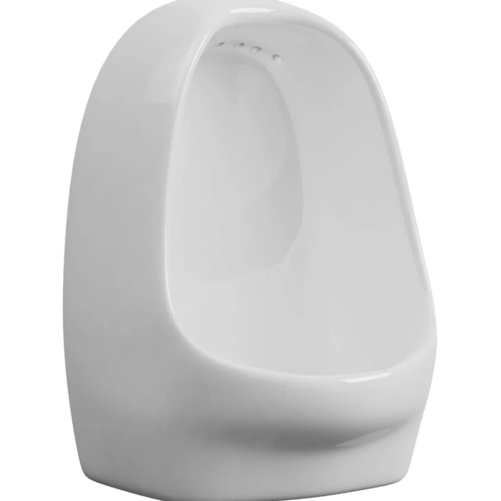 vidaXL Urinario de pared con válvula de descarga cerámica Blanco Outlet