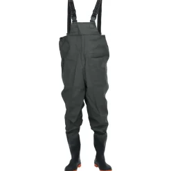 vidaXL Actividades Al Aire Libre-Vadeador de pecho con botas talla 43