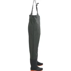 vidaXL Actividades Al Aire Libre-Vadeador de pecho con botas talla 43