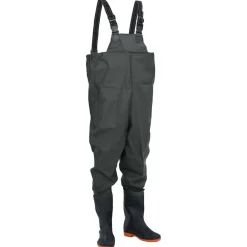 vidaXL Actividades Al Aire Libre-Vadeador de pecho con botas talla 41