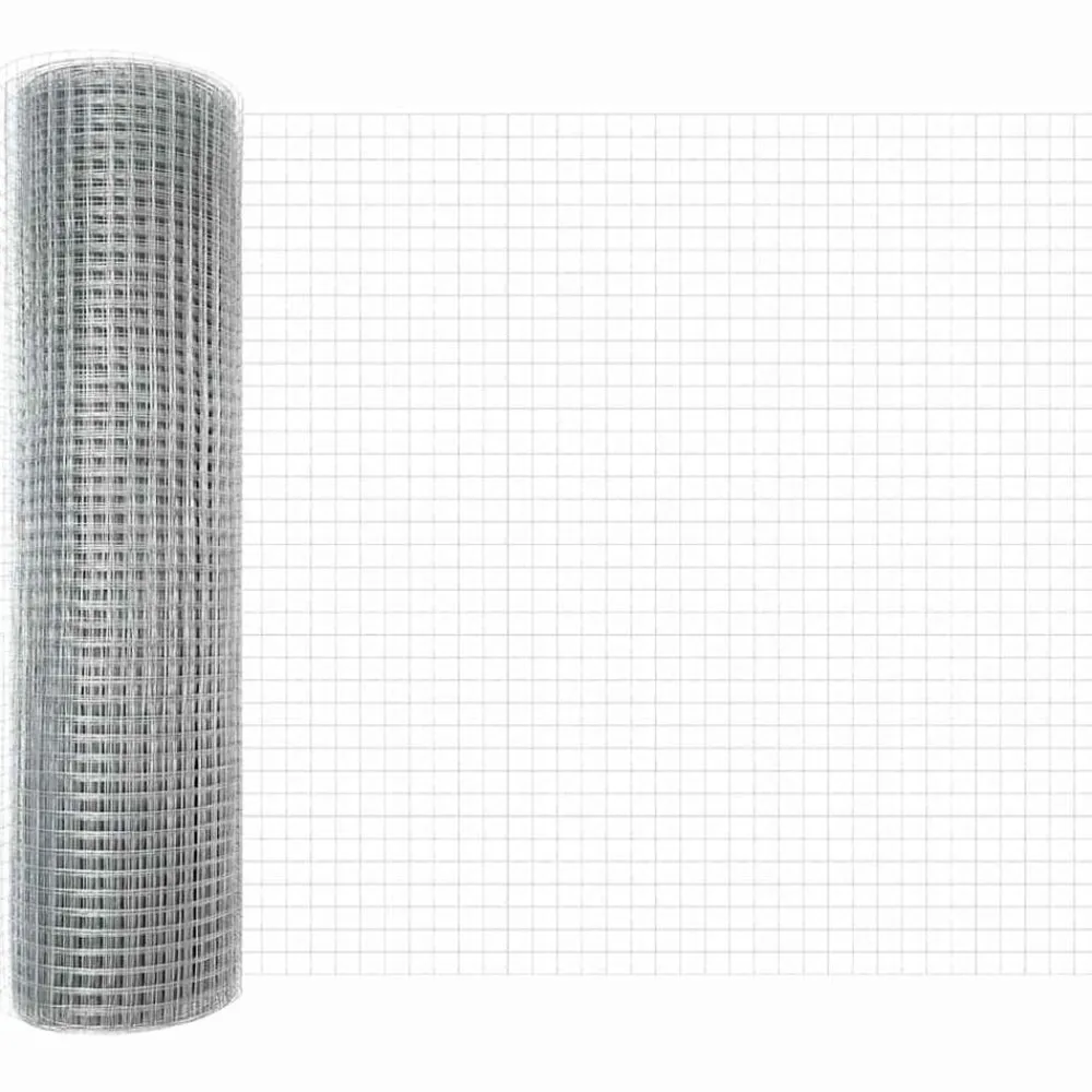 vidaXL Valla con Poste Plateado 0,4 x 10 m Acero Acero galvanizado Best