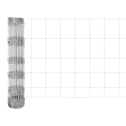 vidaXL Valla con Poste Plateado 0,8 x 25 m Acero Acero galvanizado Clearance