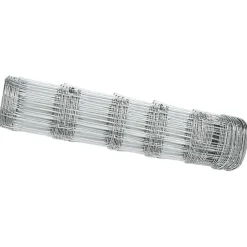 vidaXL Valla de campo Plateado 25 x 0,8 m Acero galvanizado Online