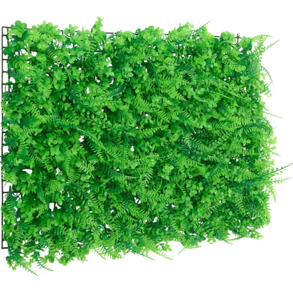 vidaXL Valla de hojas de helecho artificial 6 uds verde 40x60 cm