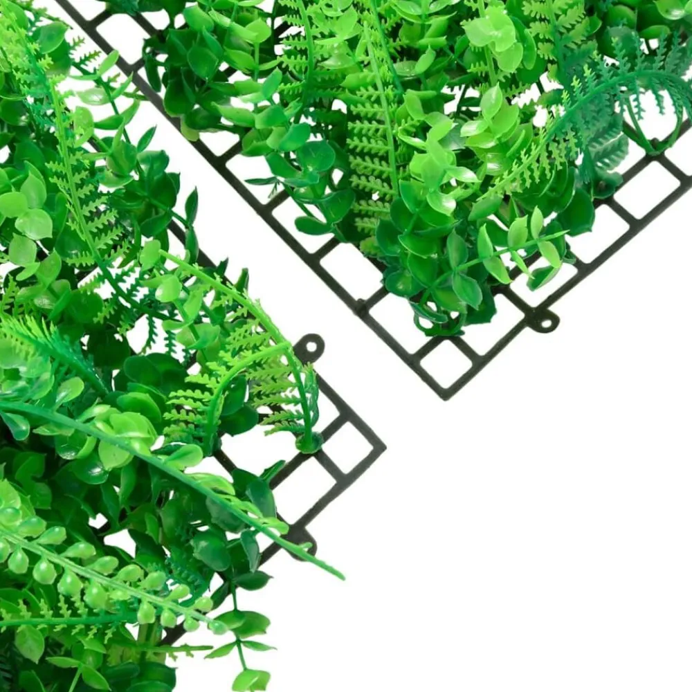 vidaXL Valla de hojas de helecho artificial 6 uds verde 40x60 cm