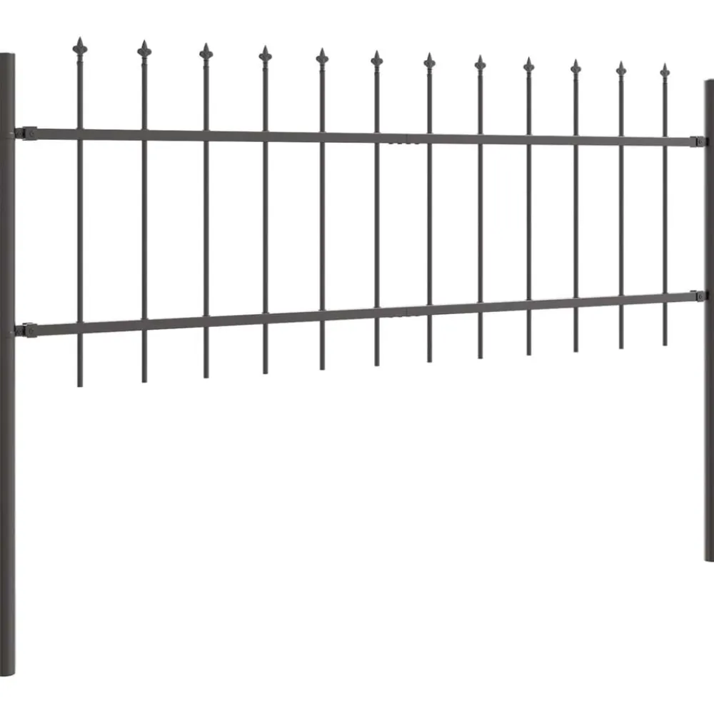 vidaXL Vallas De Jardín-Valla de Jardín 2 pcs 3,4 x 0,6 m