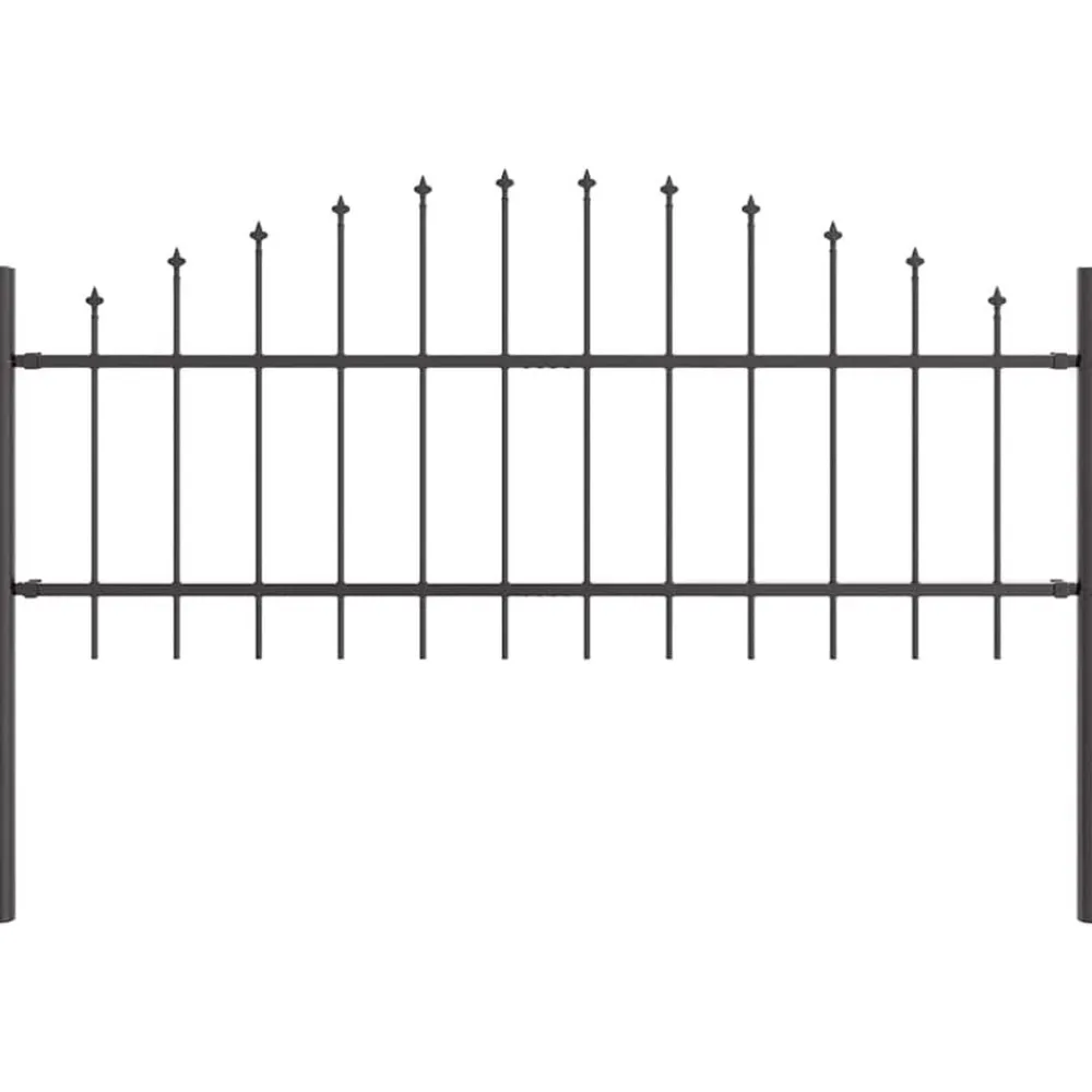 vidaXL Vallas De Jardín-Valla de Jardín 2 pcs 170 x 140 cm