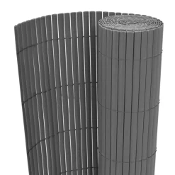 vidaXL Valla de jardín de doble cara 90x300 cm Gris Discount