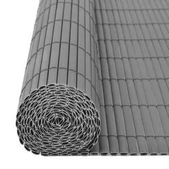 vidaXL Valla de jardín de doble cara 90x300 cm Gris Discount