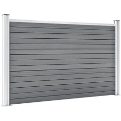 vidaXL Vallas De Jardín-Valla de jardín de WPC 353x106 cm