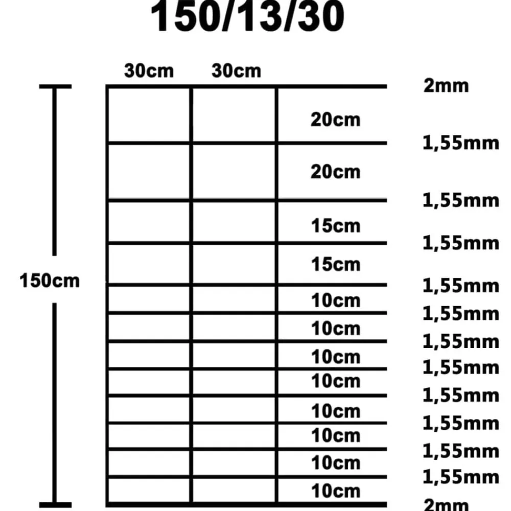 vidaXL Valla de jardín de acero galvanizado plateado 50x1,5 m