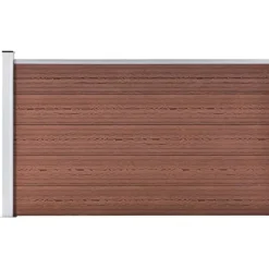 vidaXL Valla de jardín de WPC marrón 175x105 cm Marr&oacute;n Online