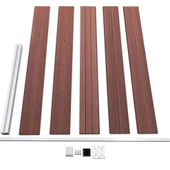 vidaXL Valla de jardín de WPC marrón 175x105 cm Marrón Online