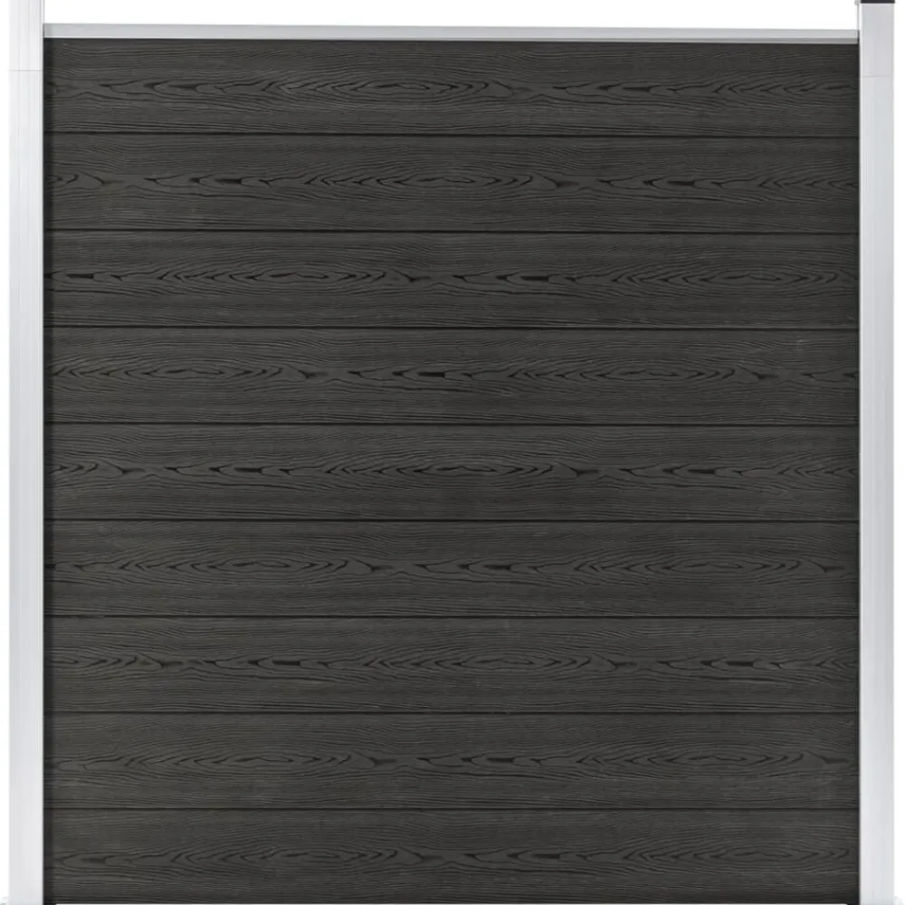 vidaXL Valla de jardín de WPC 180x186 cm Gris Hot