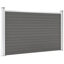 vidaXL Vallas De Jardín-Valla de jardín de WPC 180x105 cm