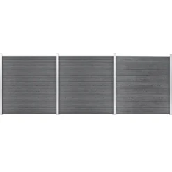 vidaXL Vallas De Jardín-Valla de jardín de WPC 526x186 cm