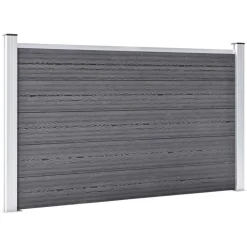 vidaXL Vallas De Jardín-Valla de jardín de WPC 526x106 cm