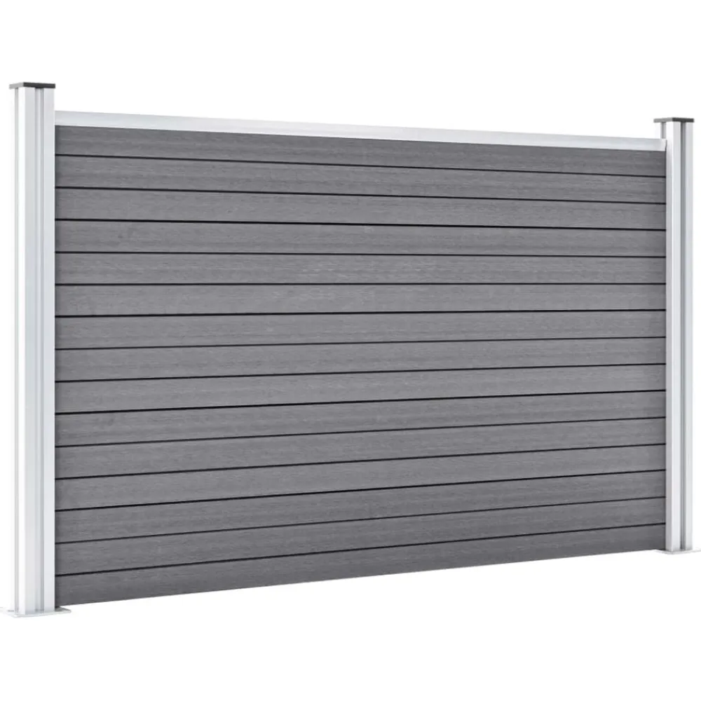 vidaXL Vallas De Jardín-Valla de jardín de WPC 526x106 cm