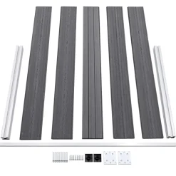 vidaXL Vallas De Jardín-Valla de jardín de WPC 526x106 cm