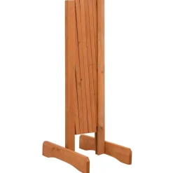 vidaXL Valla de jardín enrejada madera maciza abeto 120x60 cm Naranja