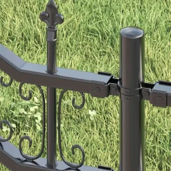 vidaXL Valla de Jardín Kampen 240 x 118 cm Gris Online