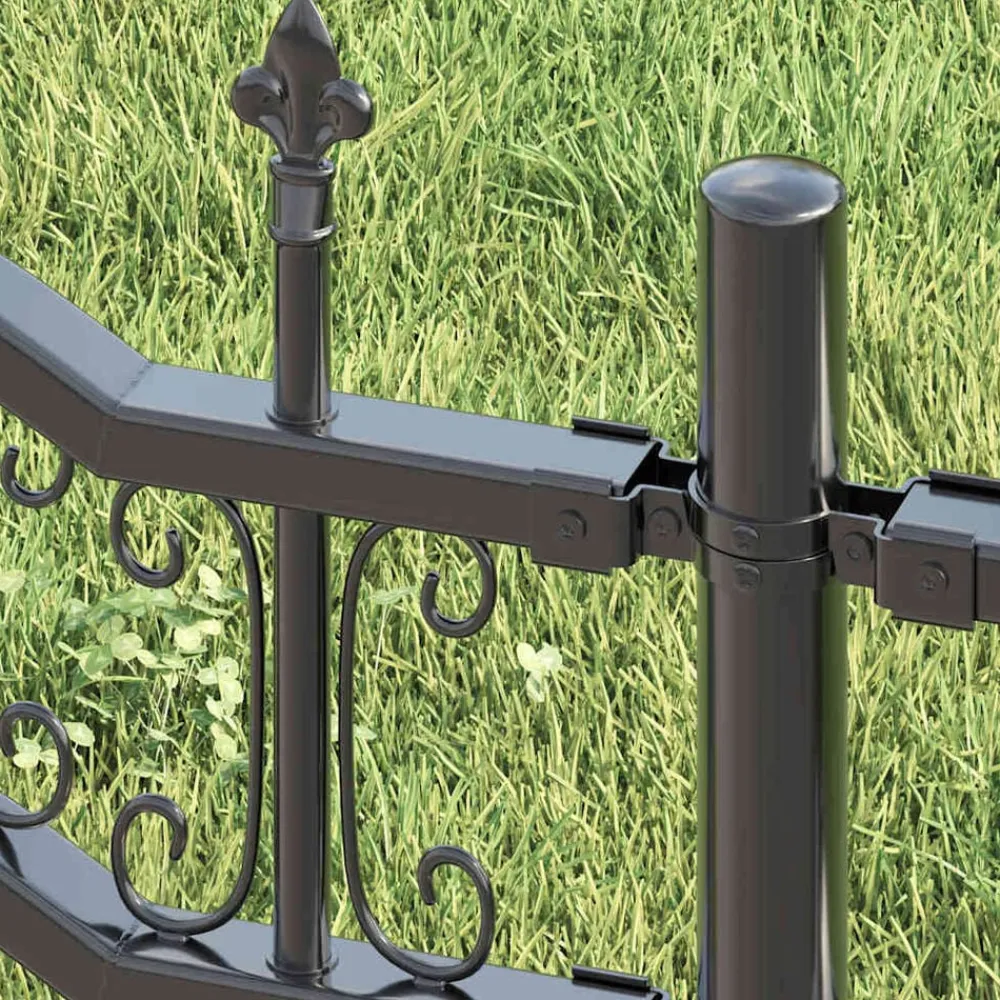 vidaXL Valla de Jardín Kampen 240 x 118 cm Gris Online