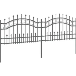 vidaXL Valla de Jardín Kampen 240 x 118 cm Gris Online