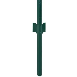 vidaXL Vallas De Jardín-Valla de malla alambre con postes acero 25x0,5 m verde