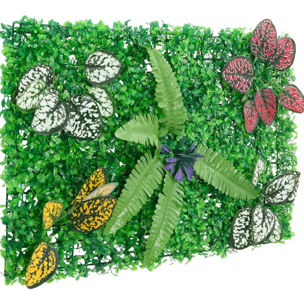 vidaXL Jardín-Valla de plantas artificiales 6 uds verde 40x60 cm
