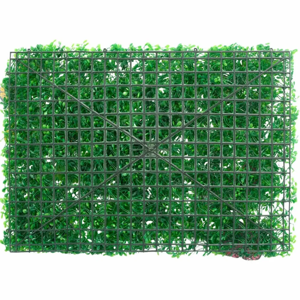 vidaXL Jardín-Valla de plantas artificiales 6 uds verde 40x60 cm