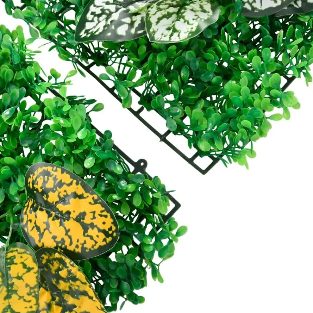 vidaXL Jardín-Valla de plantas artificiales 6 uds verde 40x60 cm