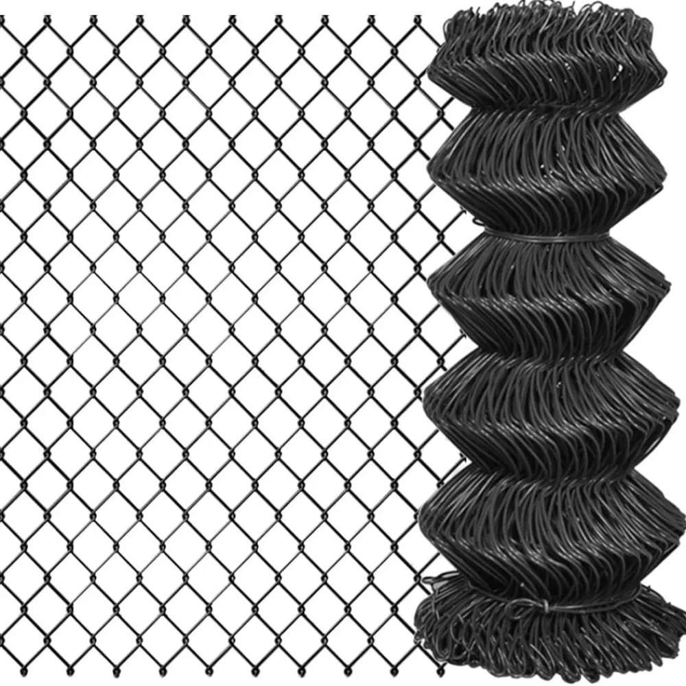 vidaXL Valla de tela metálica acero 15x0,8 m Gris Hot