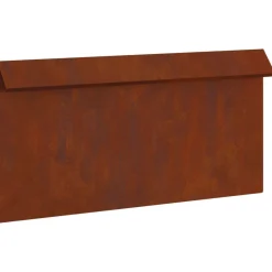 vidaXL Valla para caracoles Oxidado 50 x 3,5 x 25 cm Clearance