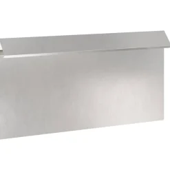 vidaXL Valla para caracoles Plateado 50 x 3,5 x 25 cm Acero inoxidable New