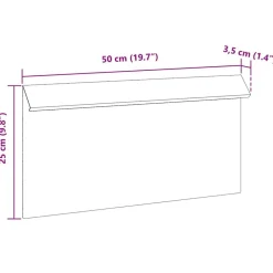 vidaXL Valla para caracoles Plateado 50 x 3,5 x 25 cm Acero inoxidable New
