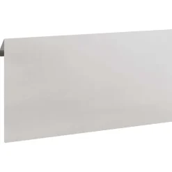 vidaXL Valla para caracoles Plateado 50 x 3,5 x 25 cm Acero inoxidable New