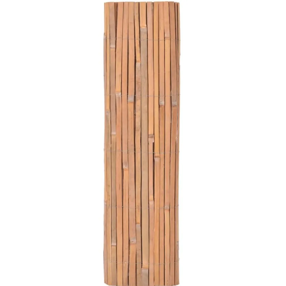 vidaXL Vallas de bambú 2 unidades 100x400 cm Clearance
