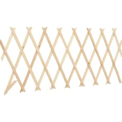 vidaXL Vallas De Jardín-Vallas enrejadas 5 uds madera de abeto 180x30 cm