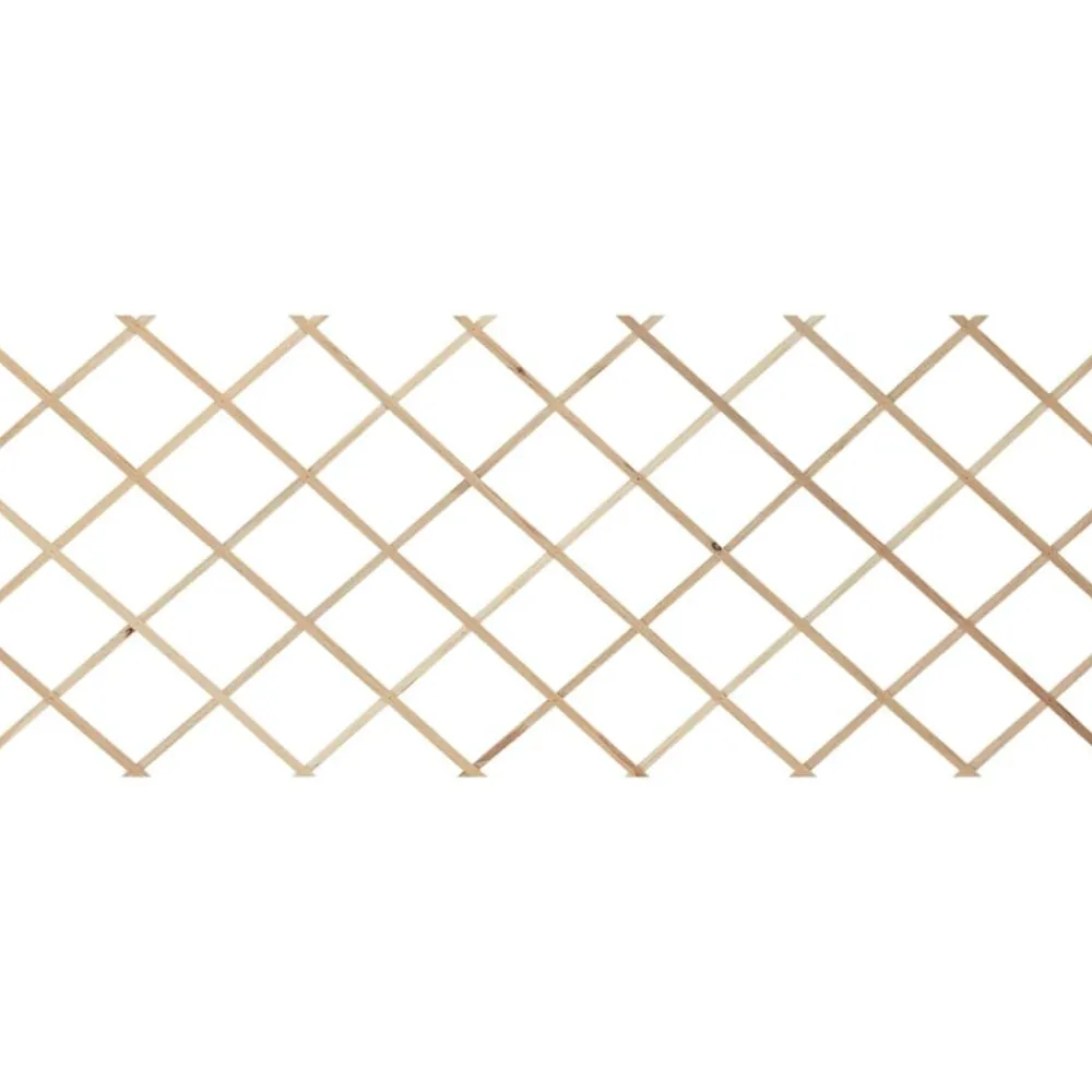 vidaXL Vallas enrejado 5 uds madera maciza de abeto 180x80 cm Marrón Best