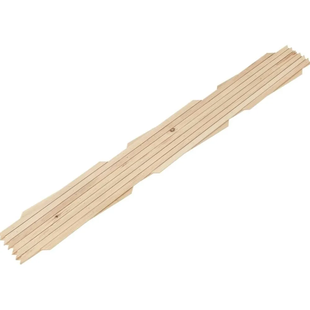 vidaXL Vallas enrejado 5 uds madera maciza de abeto 180x80 cm Marrón Best