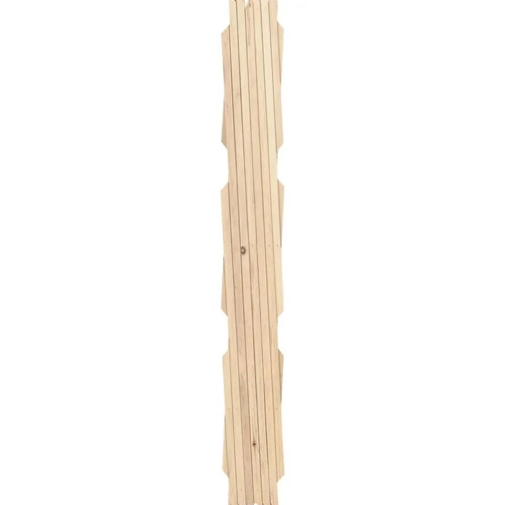 vidaXL Vallas enrejado 5 uds madera maciza de abeto 180x80 cm Marrón Best