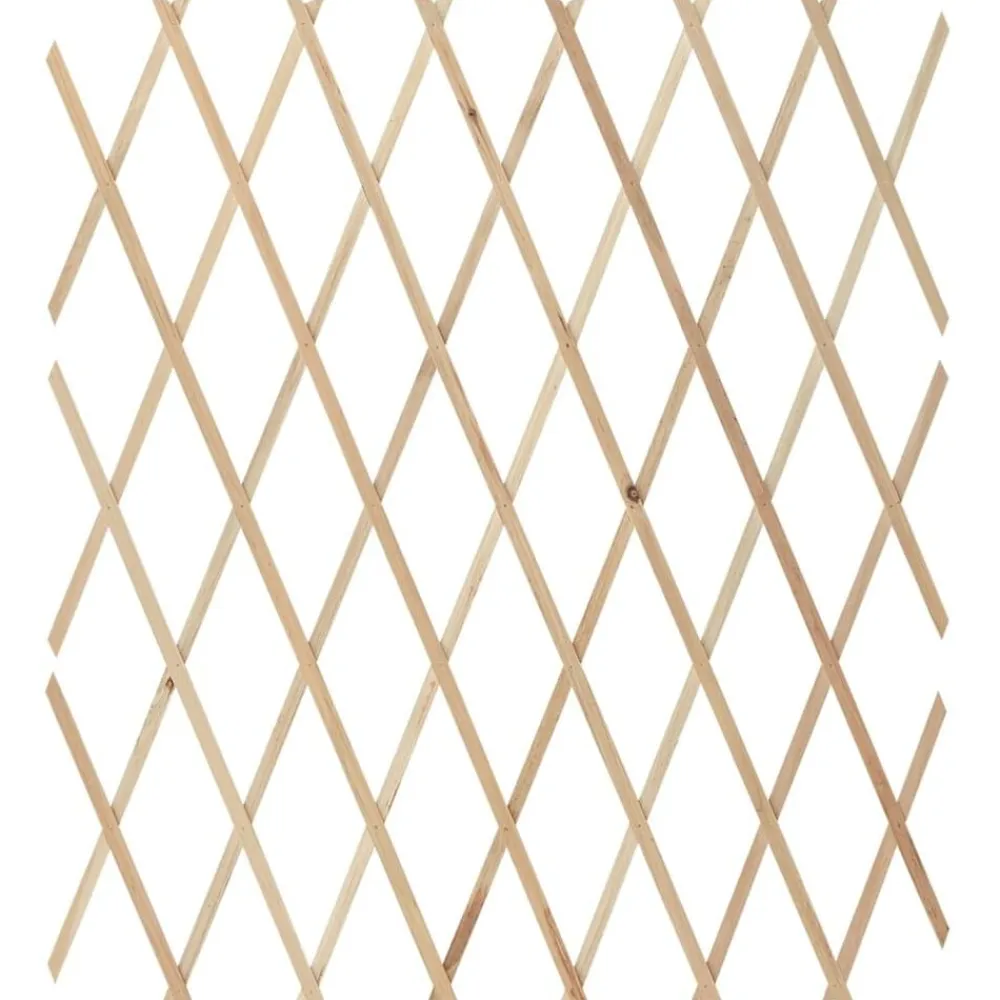vidaXL Vallas enrejado 5 uds madera maciza de abeto 180x80 cm Marrón Best