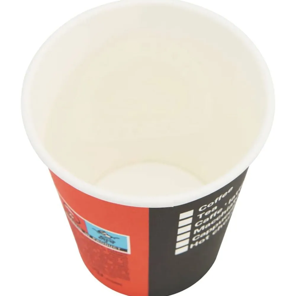 vidaXL Vasos de café de papel con tapa 1000 uds 8oz 240ml Discount