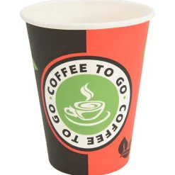 vidaXL Restauración-Vasos de café de papel con tapa 1000 uds 4oz 100ml