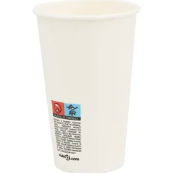 vidaXL Vasos de café de papel con tapa 1000 uds 16oz 400ml Clearance